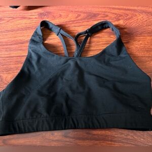 Old Navy Black Racerback Sports Bra